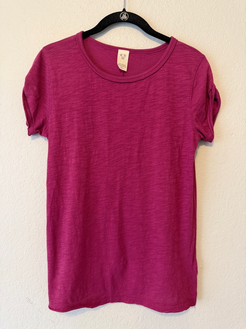 We The Free Short Sleeve Crewneck Tee in Berry